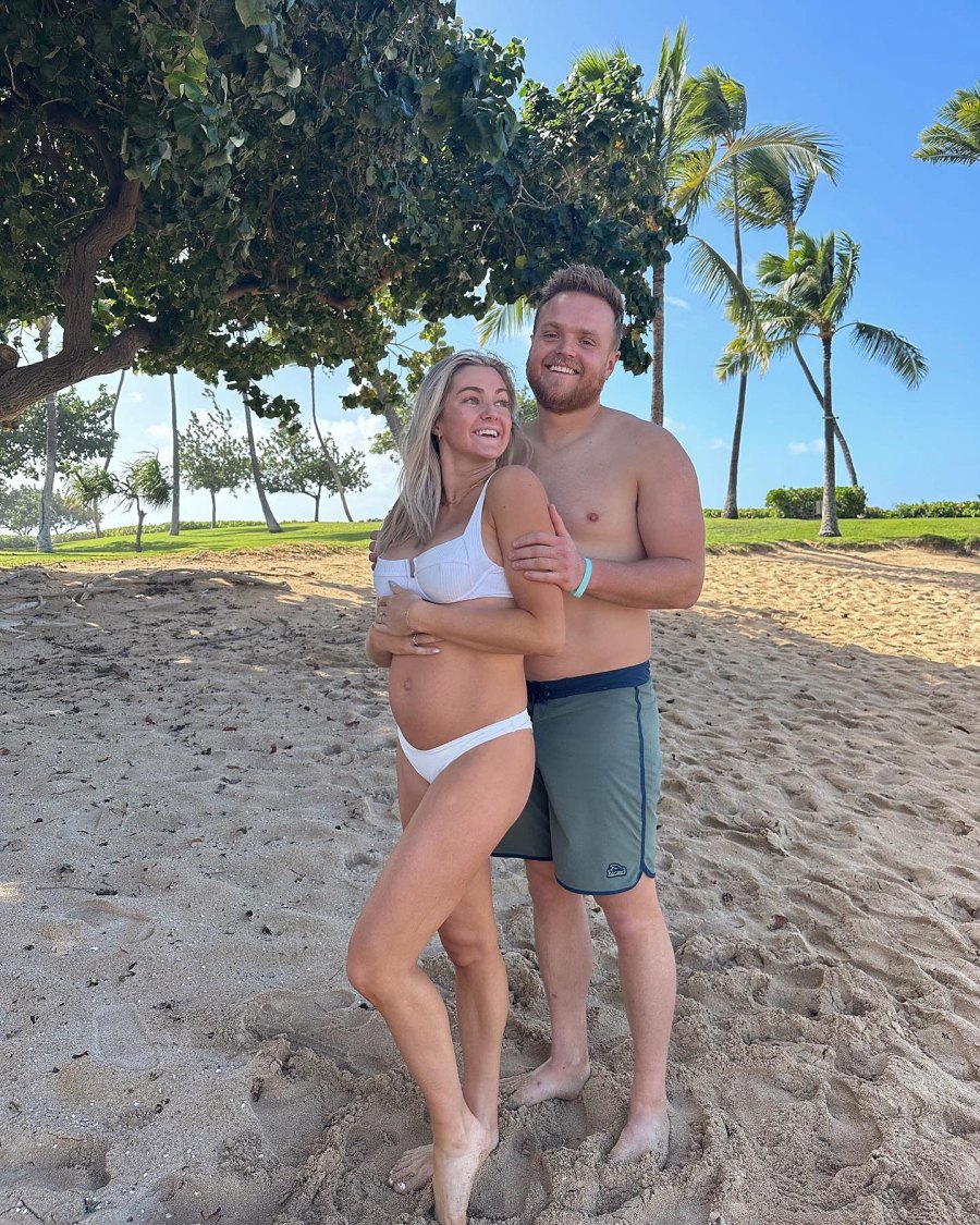 Beach Bump See DWTS Lindsay Arnold Pregnancy Progress in Photos