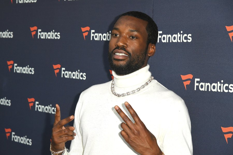 Celebrity Charity- Stars Who Use Their Influence to Give Back Meek Mill Posts Bail for 20 Women for the Holidays - 482 Michael Rubin's Fanatics Super Bowl LVI party, Los Angeles, California, USA - 12 Feb 2022