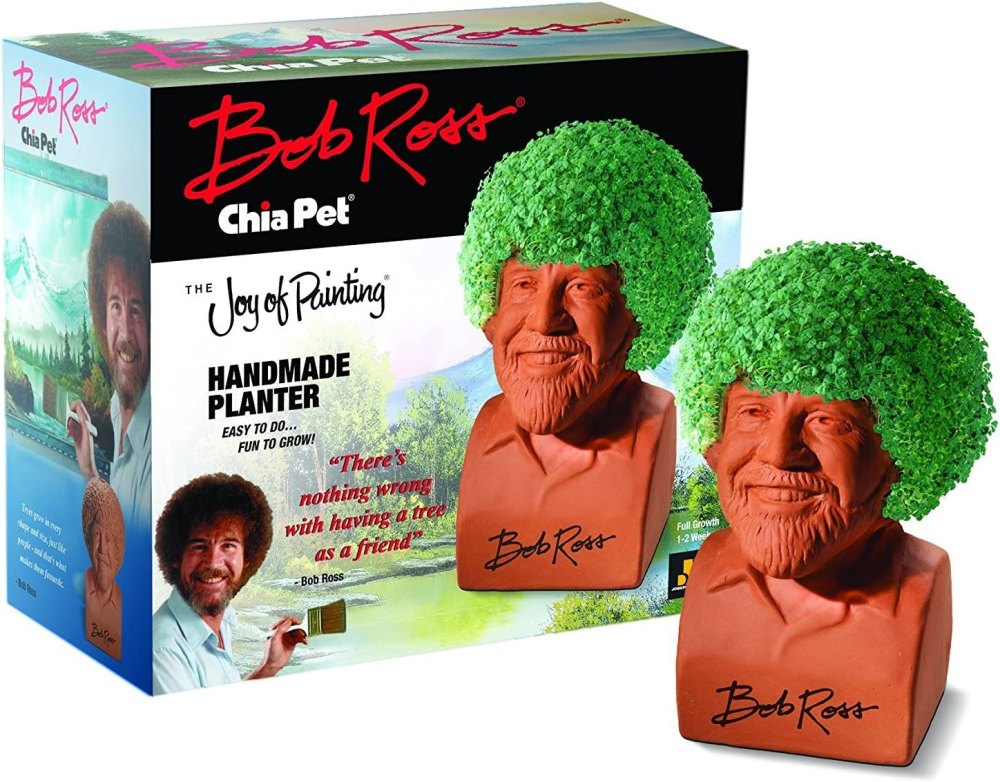 Chia Pet Bob Ross