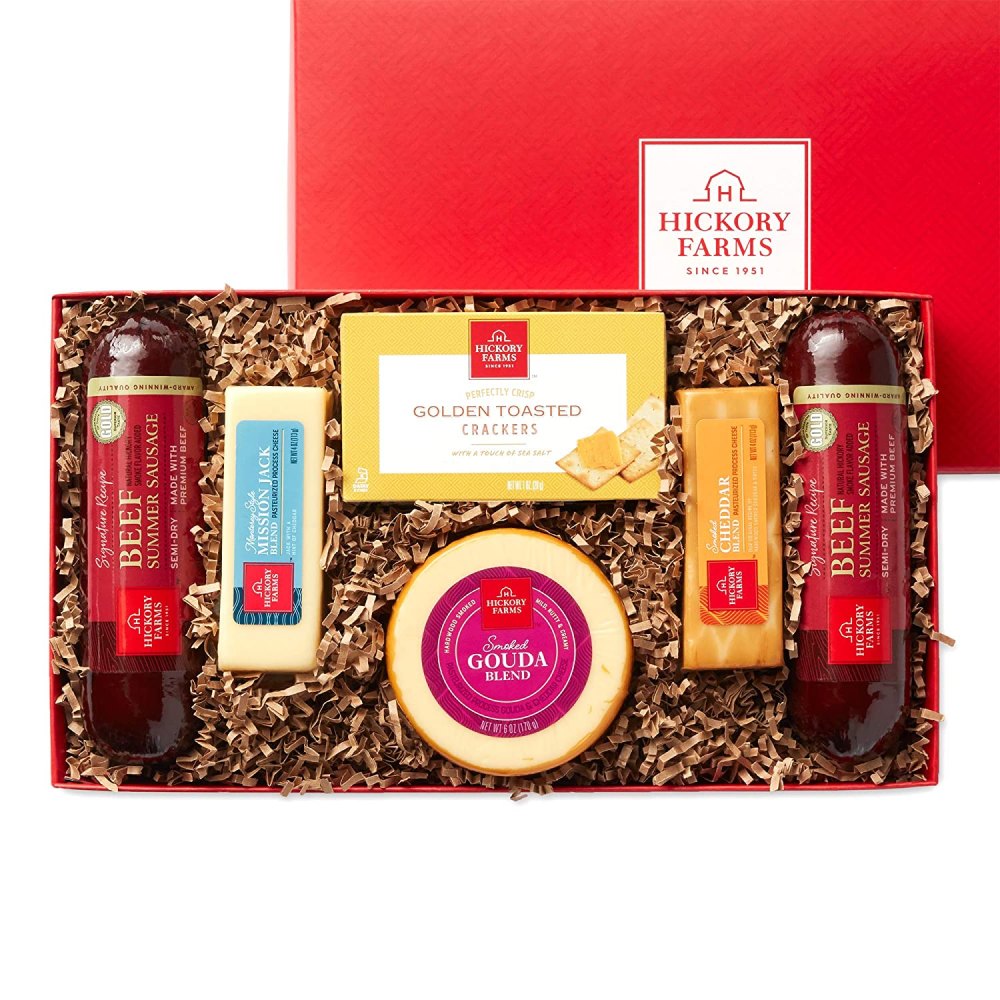 Hickory Farms Beef Summer Sausage & Cheese Medium Gift Box