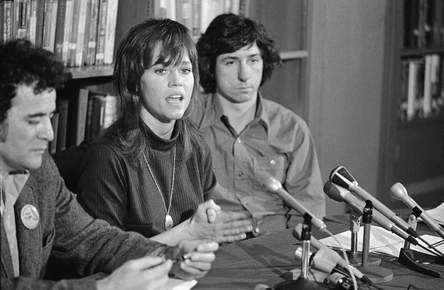 Jane Fonda Through the Years- Oscar Wins, TV Stardom, Activism and More - 563 Jane Fonda And Tom Hayden 1973, Boston, USA