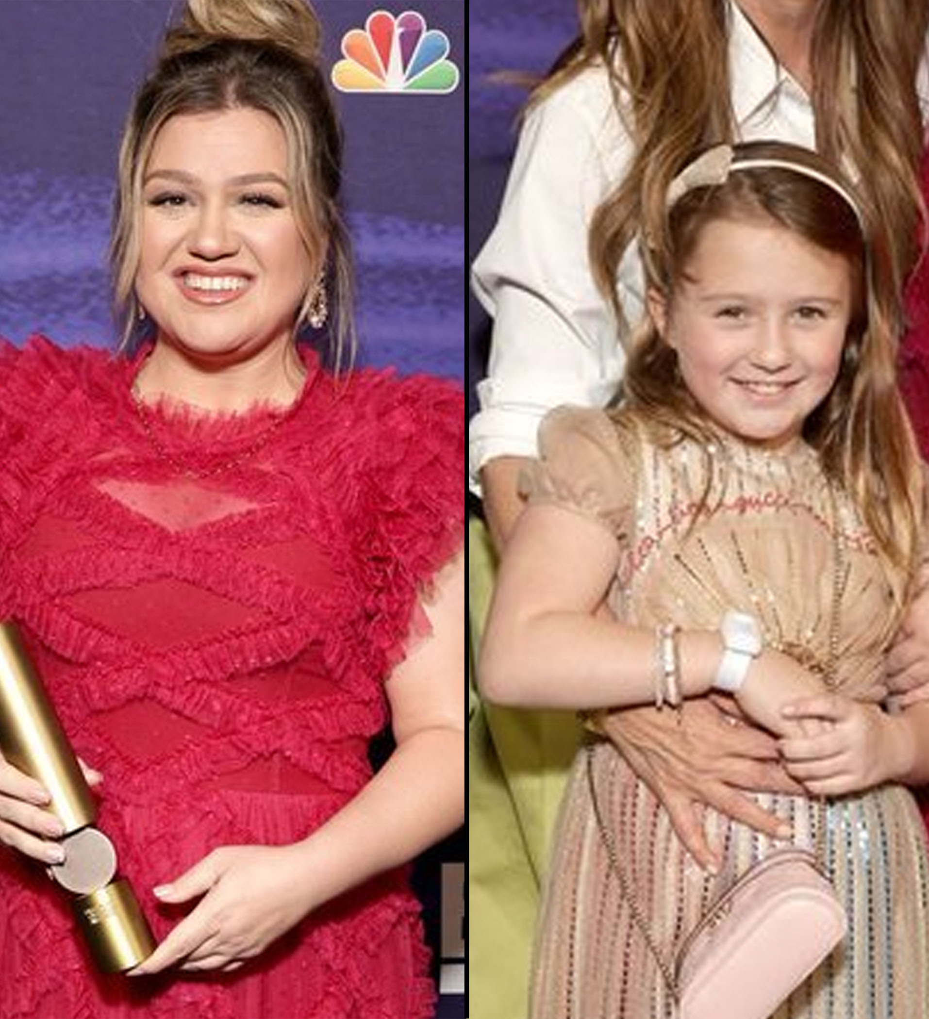 Kelly Clarkson Brings Daughter River Rose, 8, to PCAs: Photos