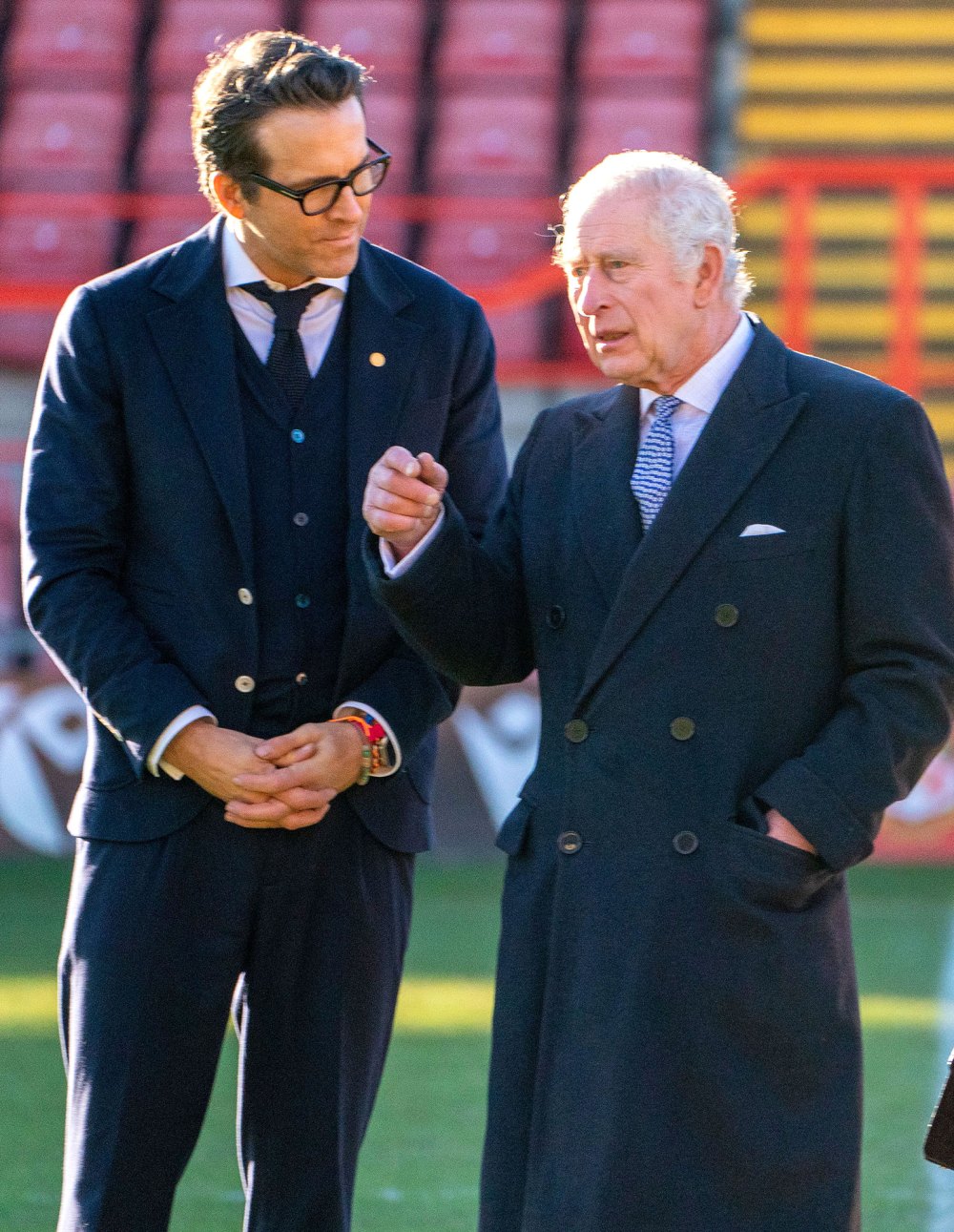 King Charles III and Duchess Camilla Meet Ryan Reynolds 3