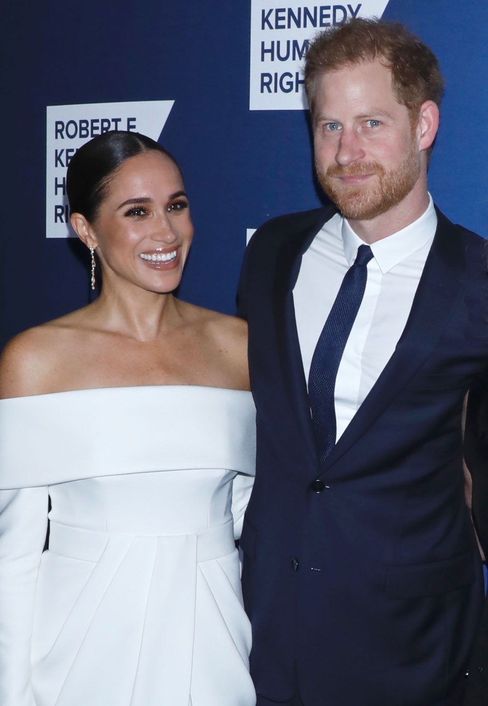 Meghan Markle's Best Looks Since Leaving Royal Life white off the shoulder dress