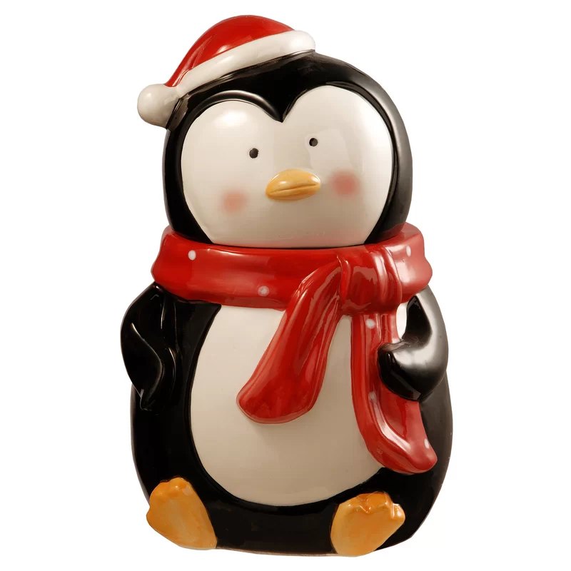 penguin cookie jar