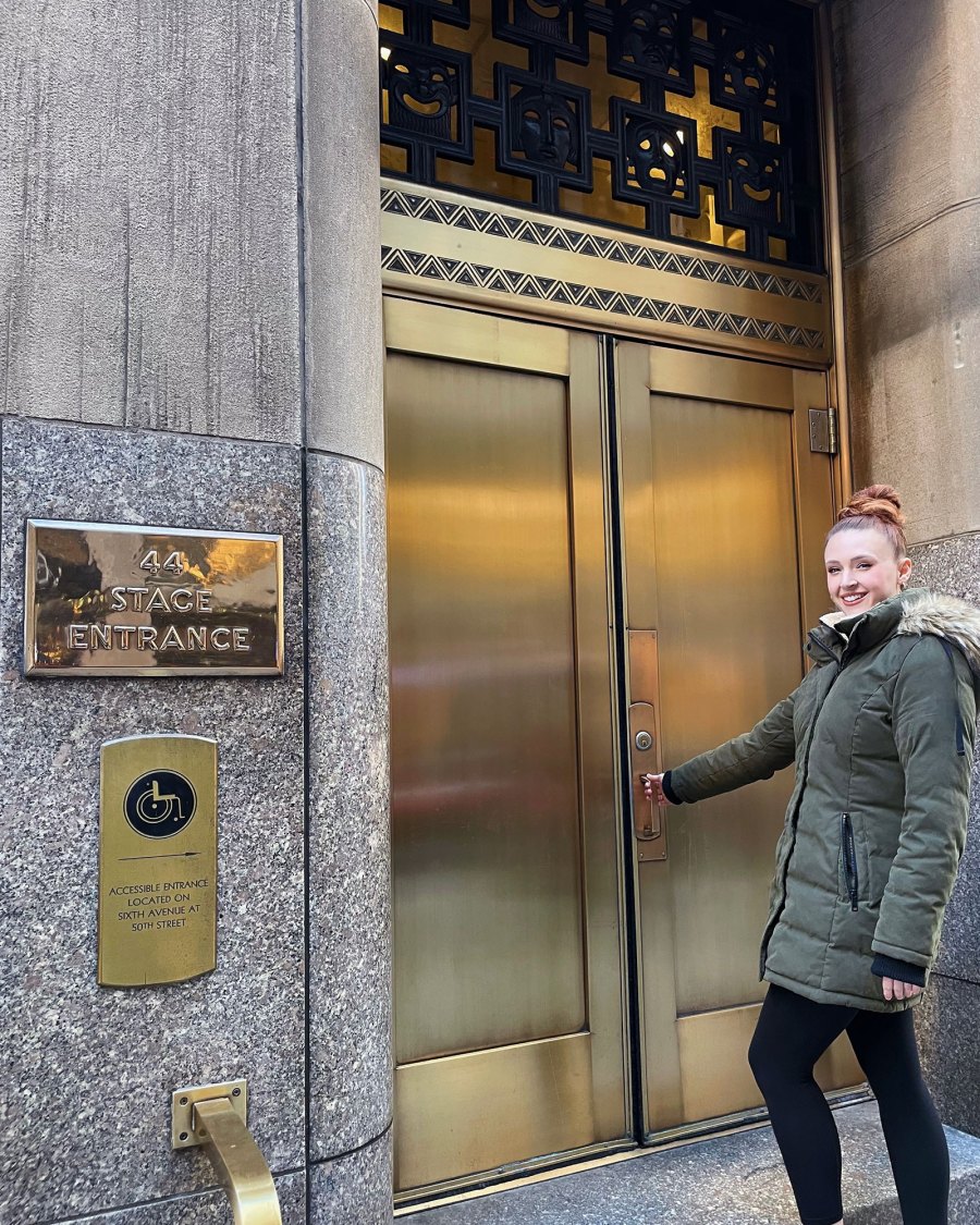 Rockettes stage entrance