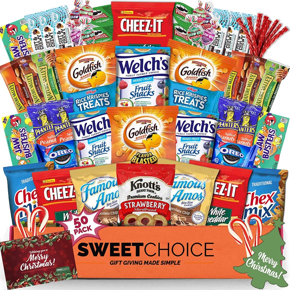 SWEET CHOICE GIFTBASKETS Christmas Gift Basket Care Package