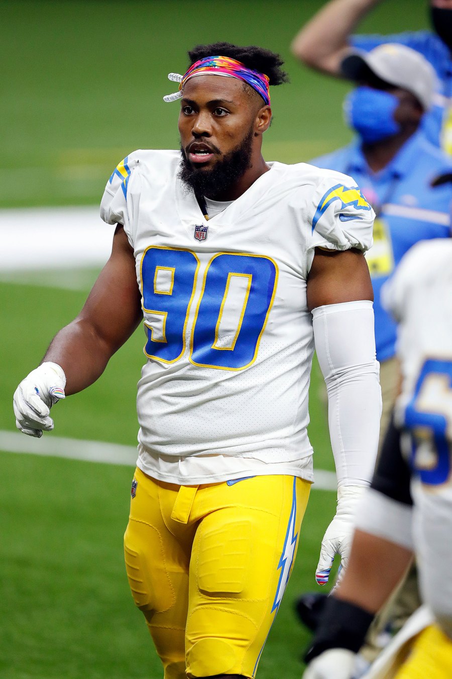 5 Things to Know About Late NFL Player Jessie Lemonier - 463 Chargers Saints Football, New Orleans, United States - 12 Oct 2020