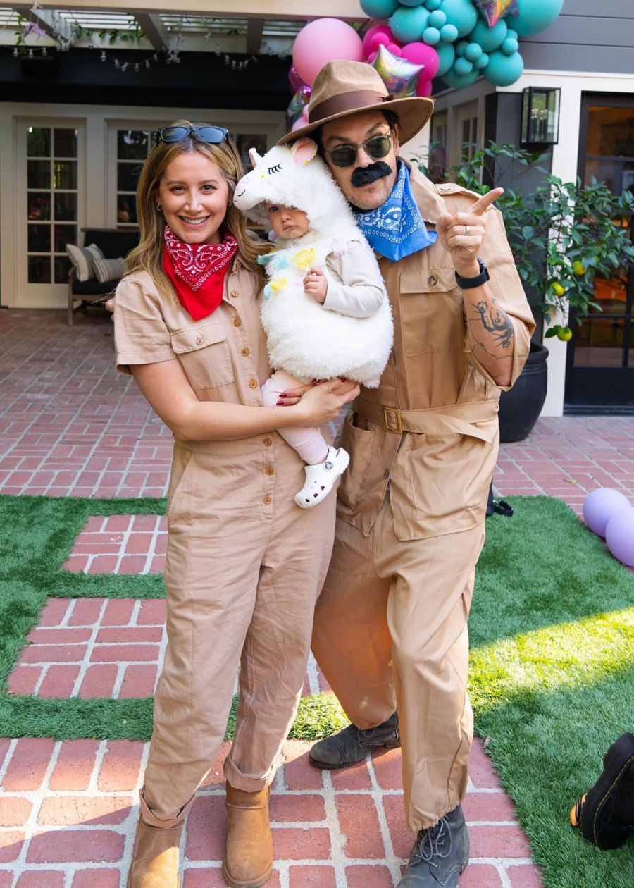 Ashley Tisdale’s Family Album With Daughter Jupiter bandanas