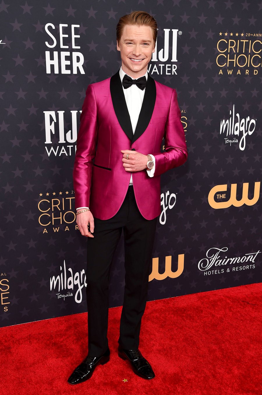 Calum Worthy Red Carpet Critics' Choice Awards 2023