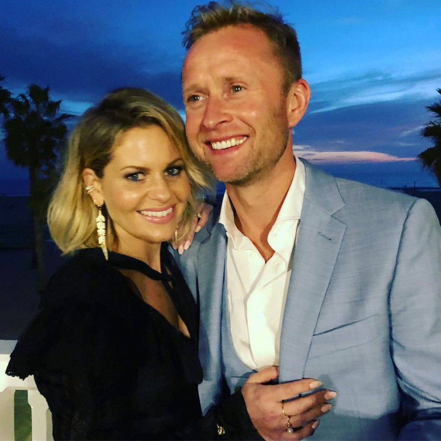 Candace Cameron Bure and Valeri Bure's Relationship Timeline blue suit