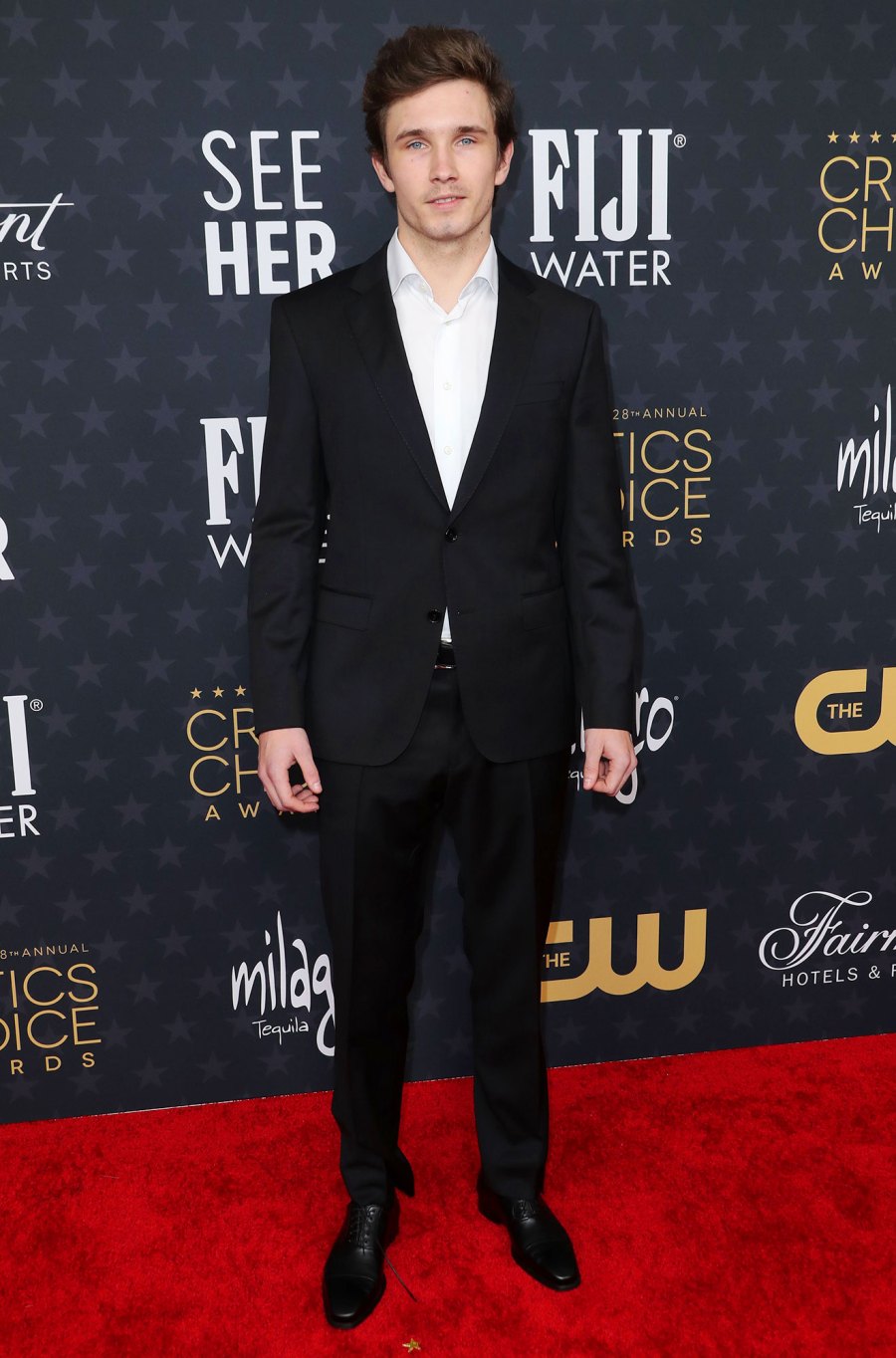 Christian Lundgaard Red Carpet Critics' Choice Awards 2023