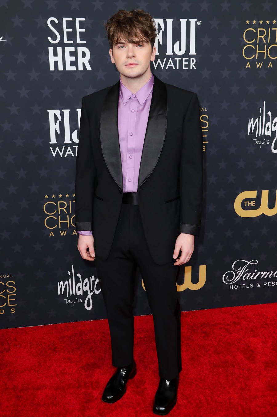 Colton Ryan Red Carpet Critics' Choice Awards 2023