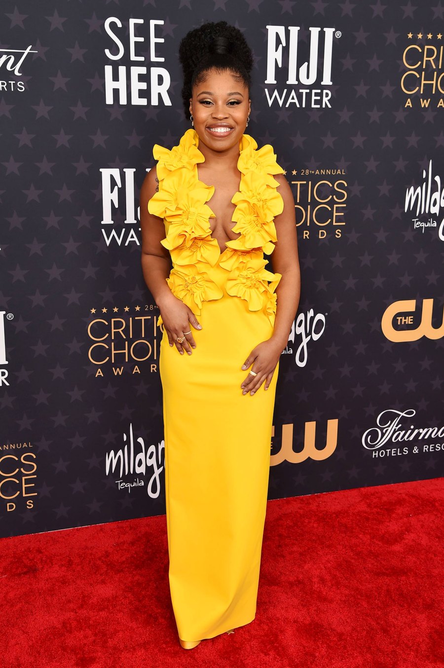 Dominique Fishback Red Carpet Critics' Choice Awards 2023