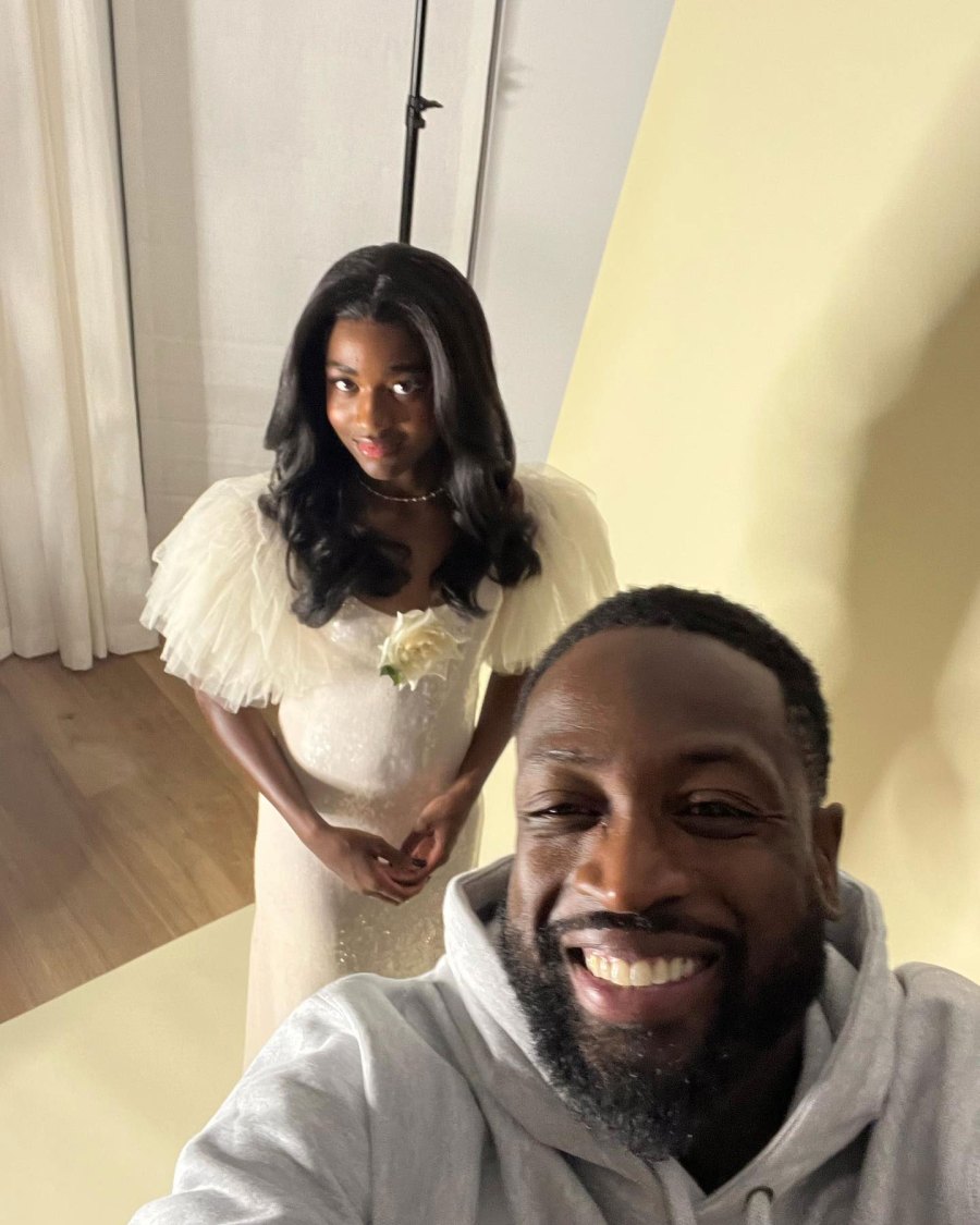 Dwyane Wade Snaps Sweet Selfie With Daughter Zaya Before Winter Formal