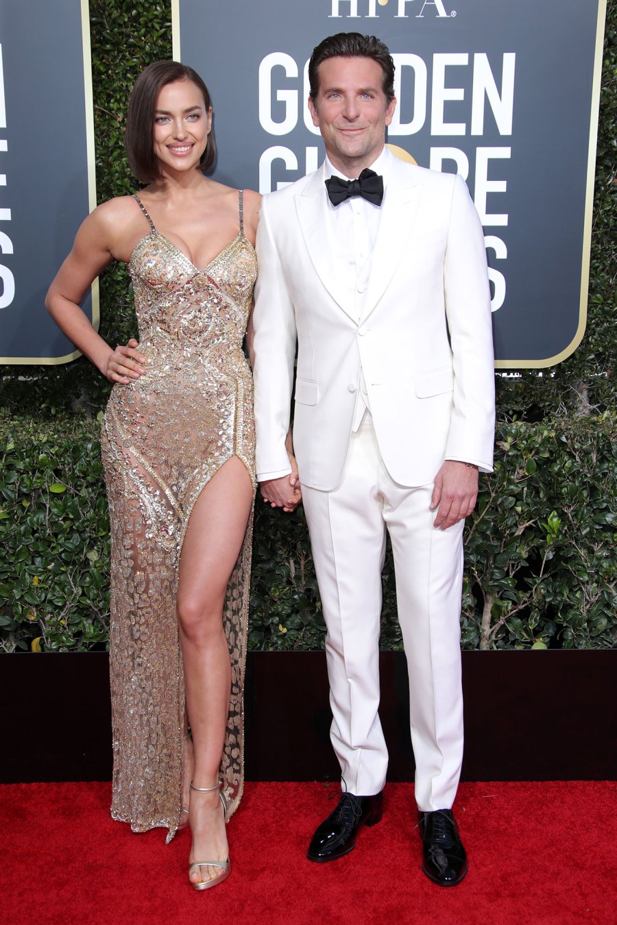 Irina Shayk Best Versace Golden Globes Dresses of All Time