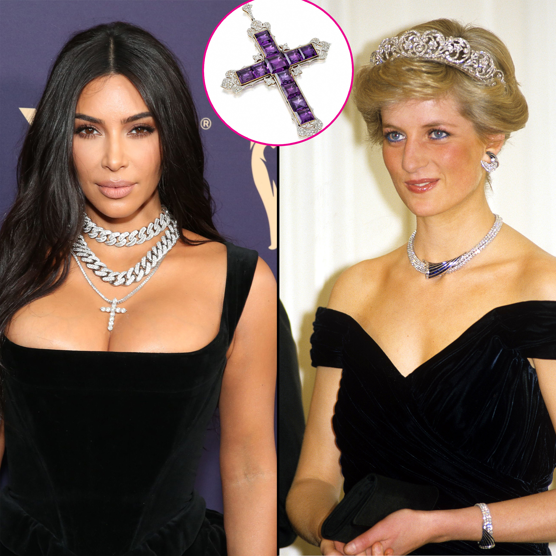 Kim K Buys Princess Diana’s Iconic Cross - Feature (1)
