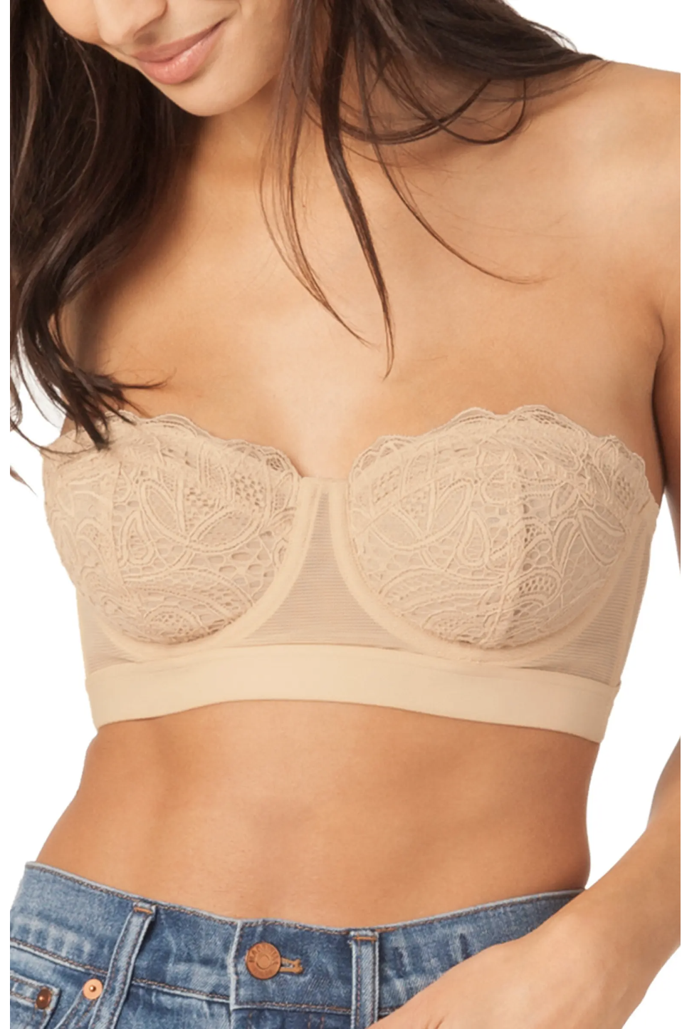 Lively The Lace Strapless Bra