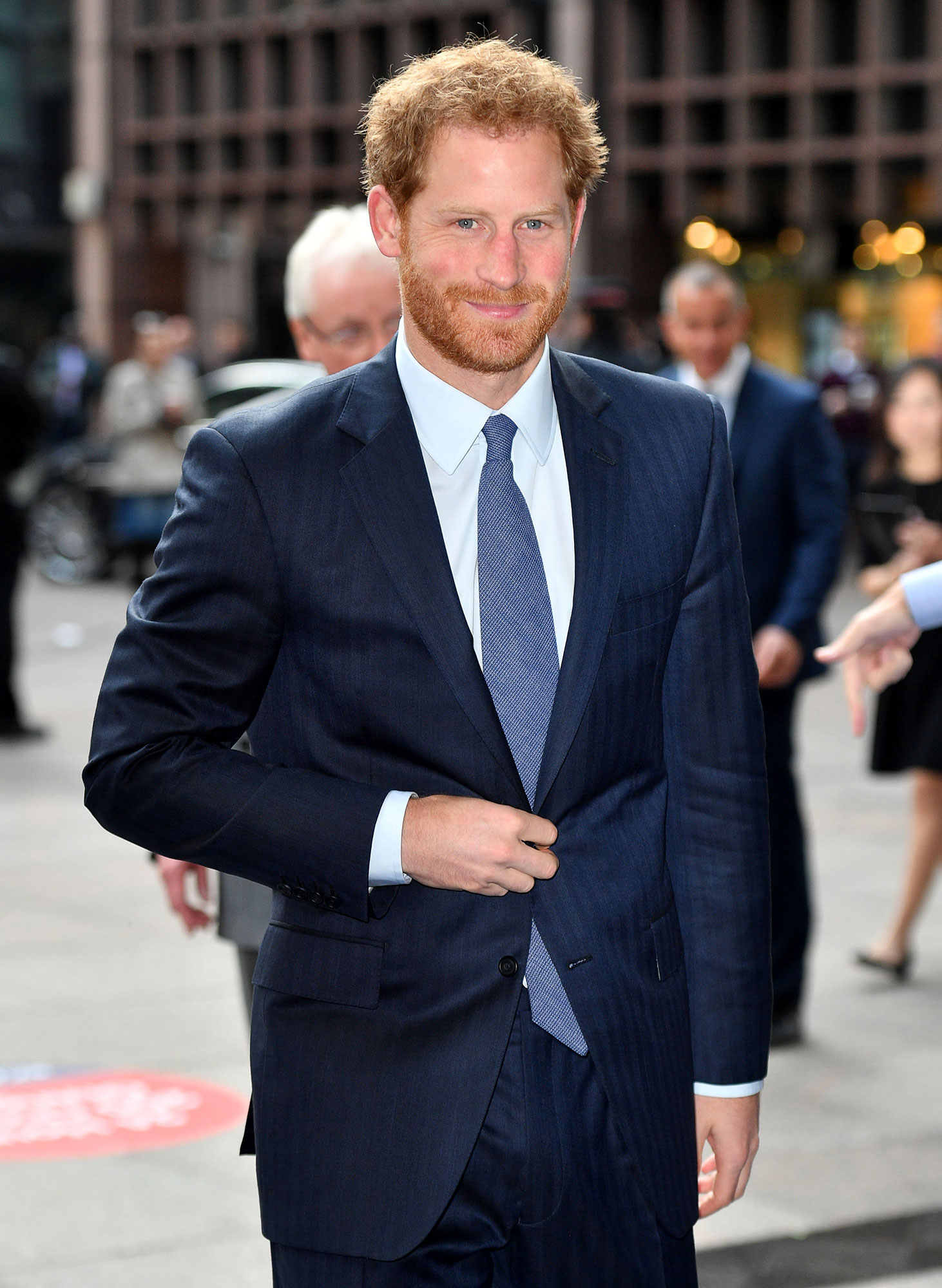Prince Harry’s 10 Biggest ‘Spare’ Bombshells: Fighting With Prince William, Stag Party 'Shave' Debacle, Drug Confessions, More blue tie