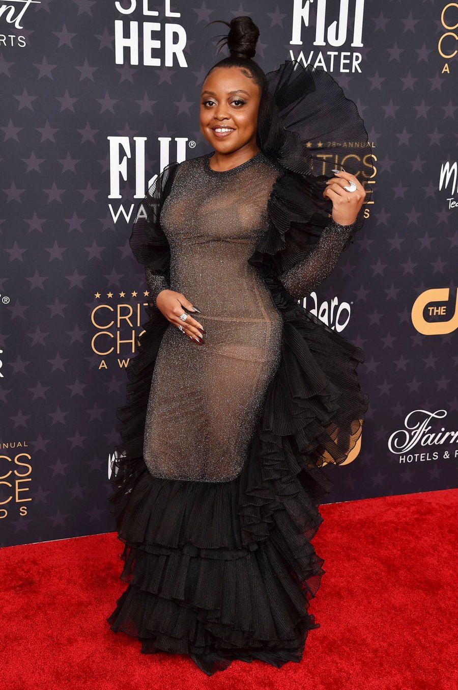 Quinta Brunson Red Carpet Critics' Choice Awards 2023