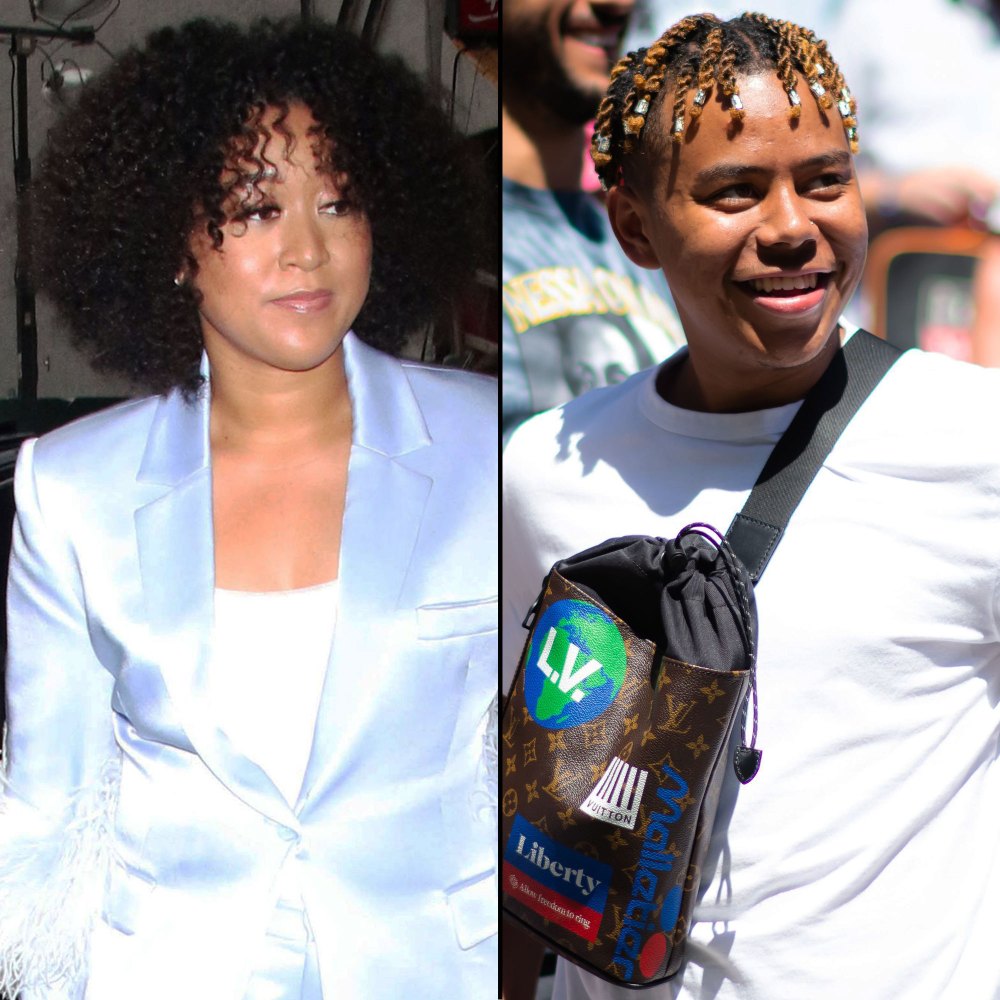 Tennis Star Naomi Osaka Is Pregnant, Expecting Her 1st Child With Boyfriend Cordae pale blue blazer