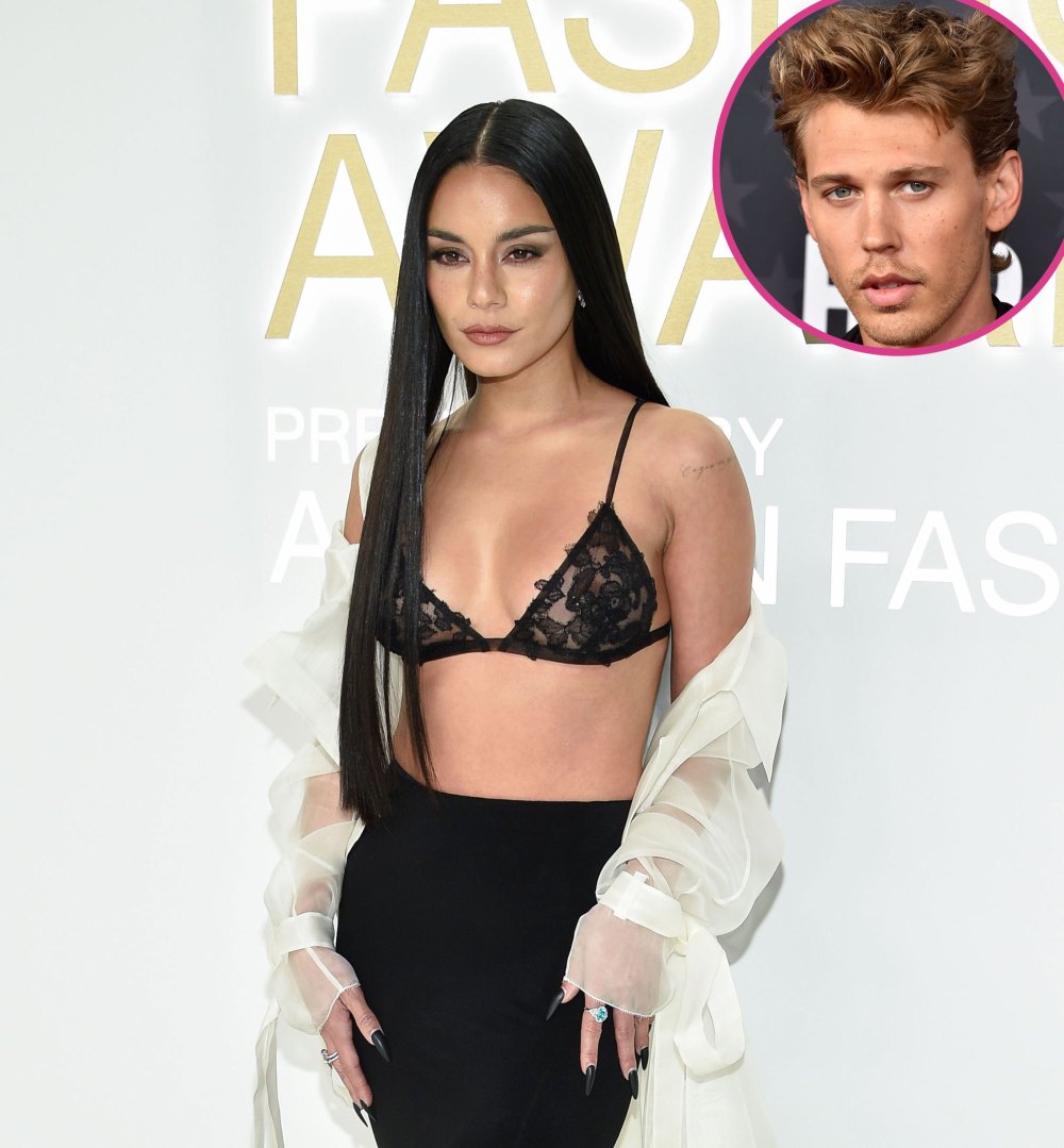 Vanessa Hudgens Weighs In on Ex-Boyfriend Austin Butler's Lasting Commitment to His 'Elvis' Voice black bra