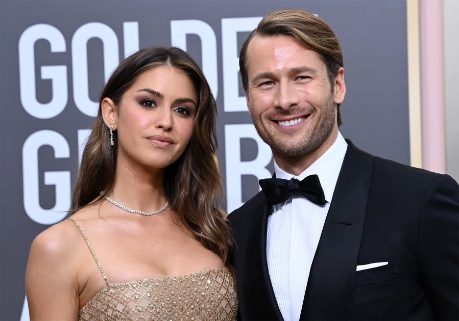 Glen Powell and Girlfriend Gigi Golden Globes 2023