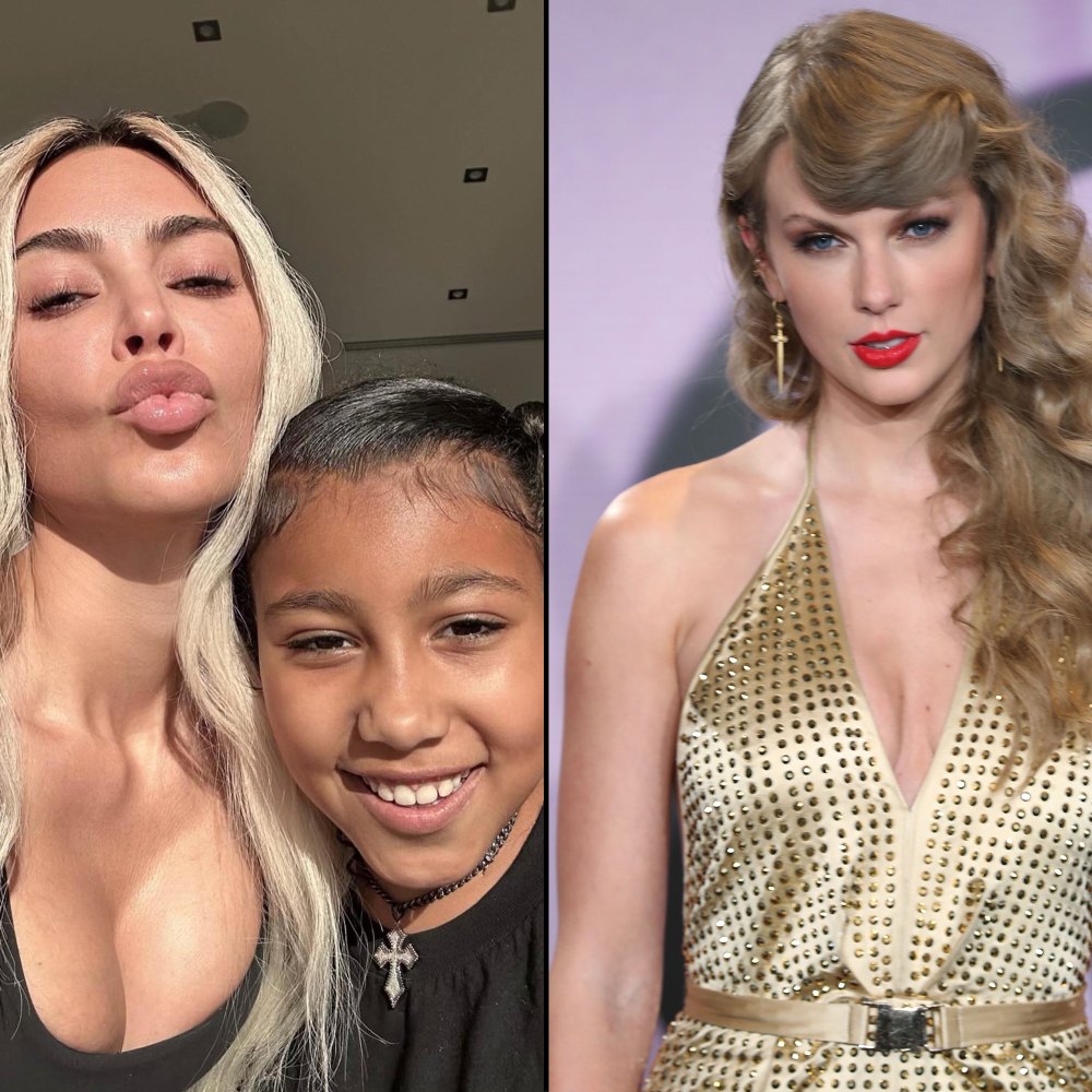 Kim Kardashian and North Dance to Taylor Swift.