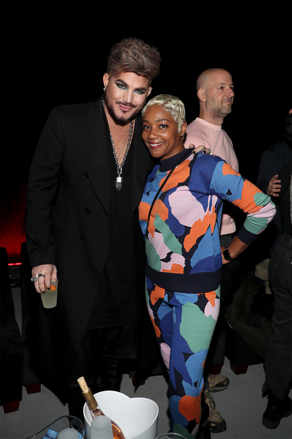 Tiffany Haddish and Adam Lambert TAO