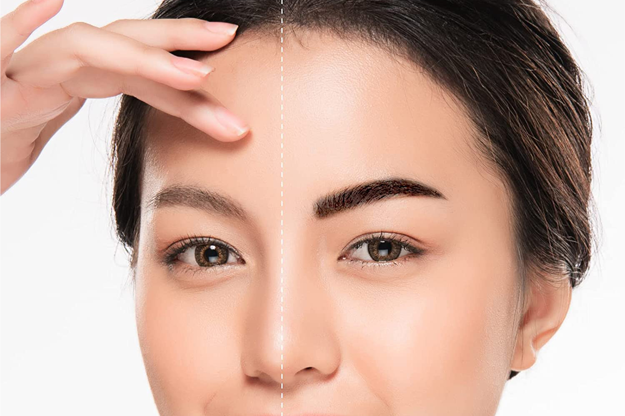 ANGIEHAIE Eyebrow Stamp Stencil Kit