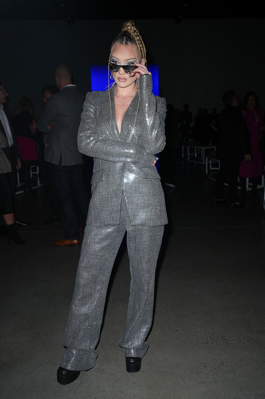 Celebs at NYFW 2023 - 841 Pamella Roland show, Front Row, Fall Winter 2023, New York Fashion Week, USA - 14 Feb 2023