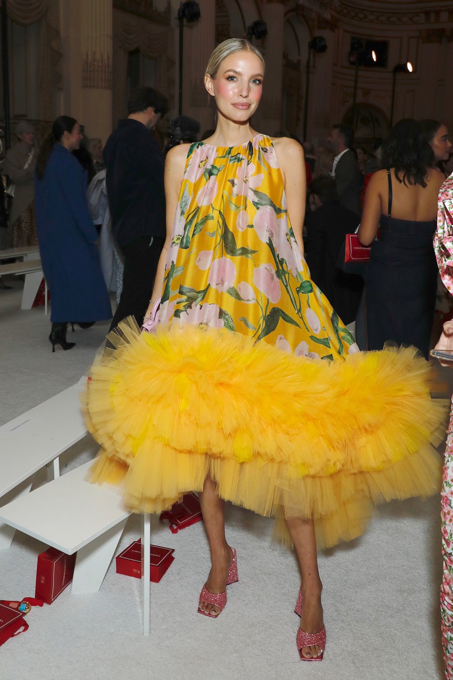 Celebs at NYFW 2023 - 849 Leonie Hanne Carolina Herrera show, Front Row, Fall Winter 2023, New York Fashion Week, USA - 13 Feb 2023