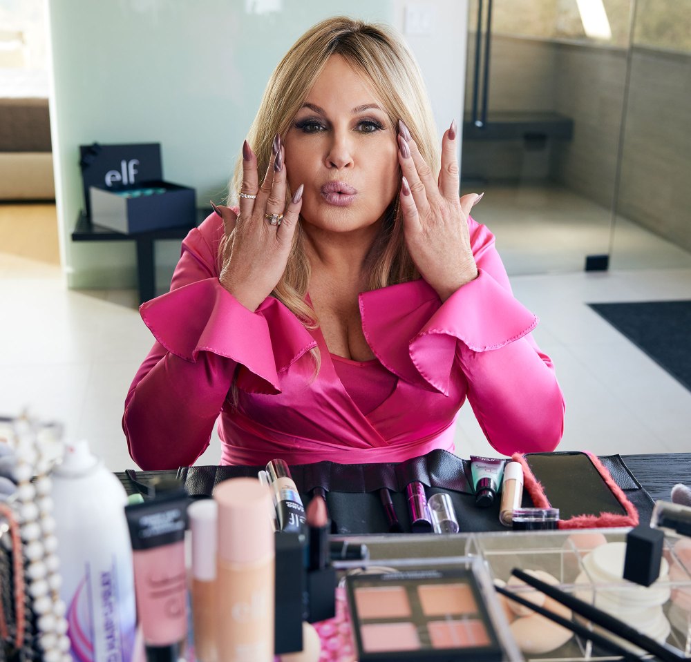 Jennifer Coolidge’s Makeup Artist Talks her Elf Beauty Commercial pink dress