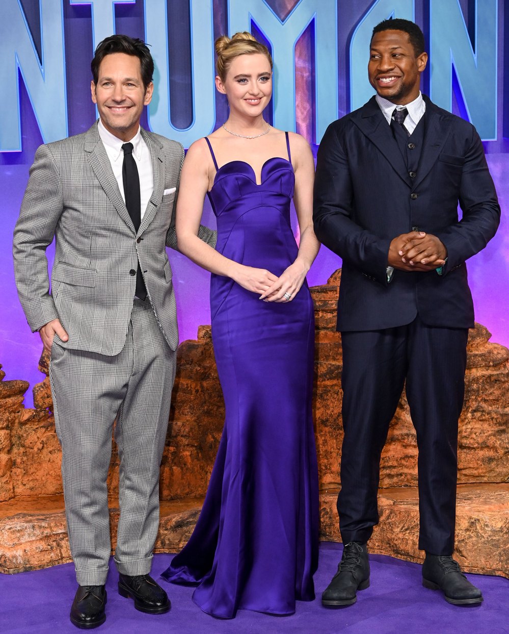 Paul Rudd Kathryn Newton and Jonathan Majors