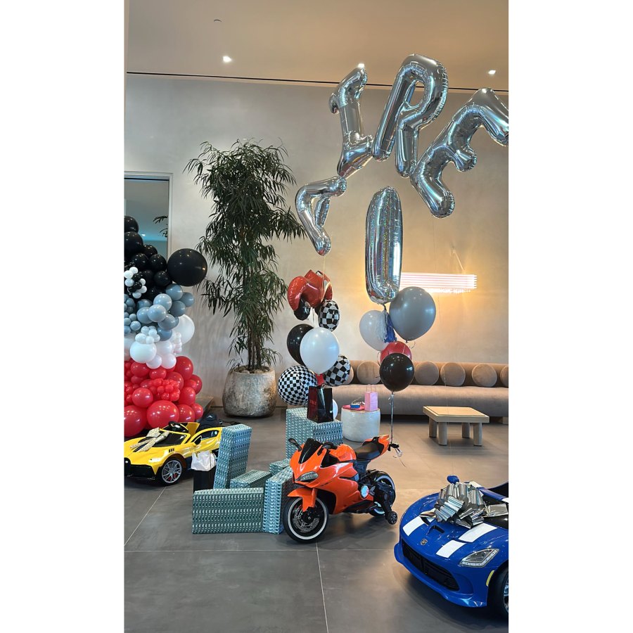 Kylie Jenner Celebrates Son Aire’s 1st Birthday With Racing-Themed Party: ‘Route 1’