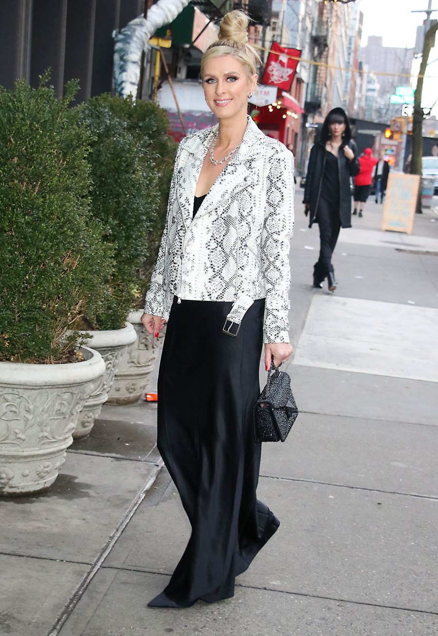 Nicky Hilton Rothschild Celebs at NYFW Fall Winter 2023