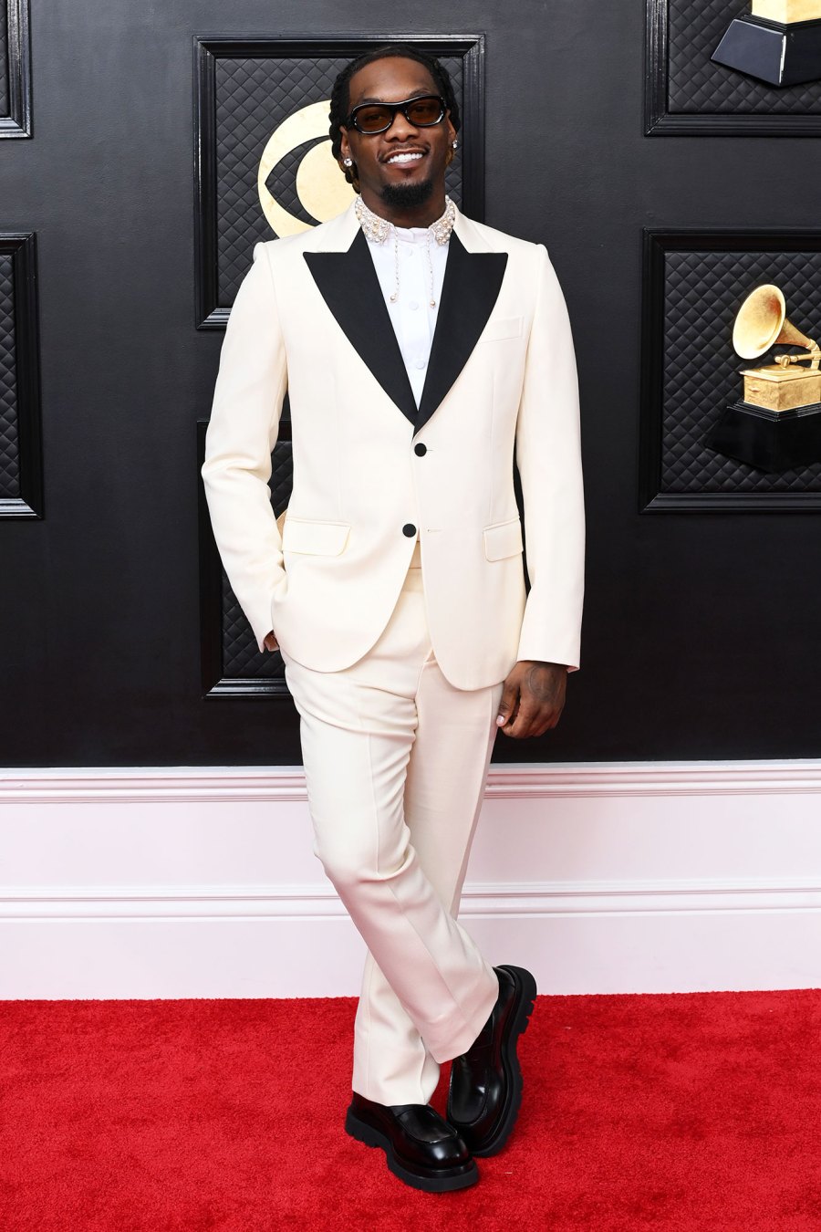 Offset Red Carpet Arrive Arrival Grammys 2023