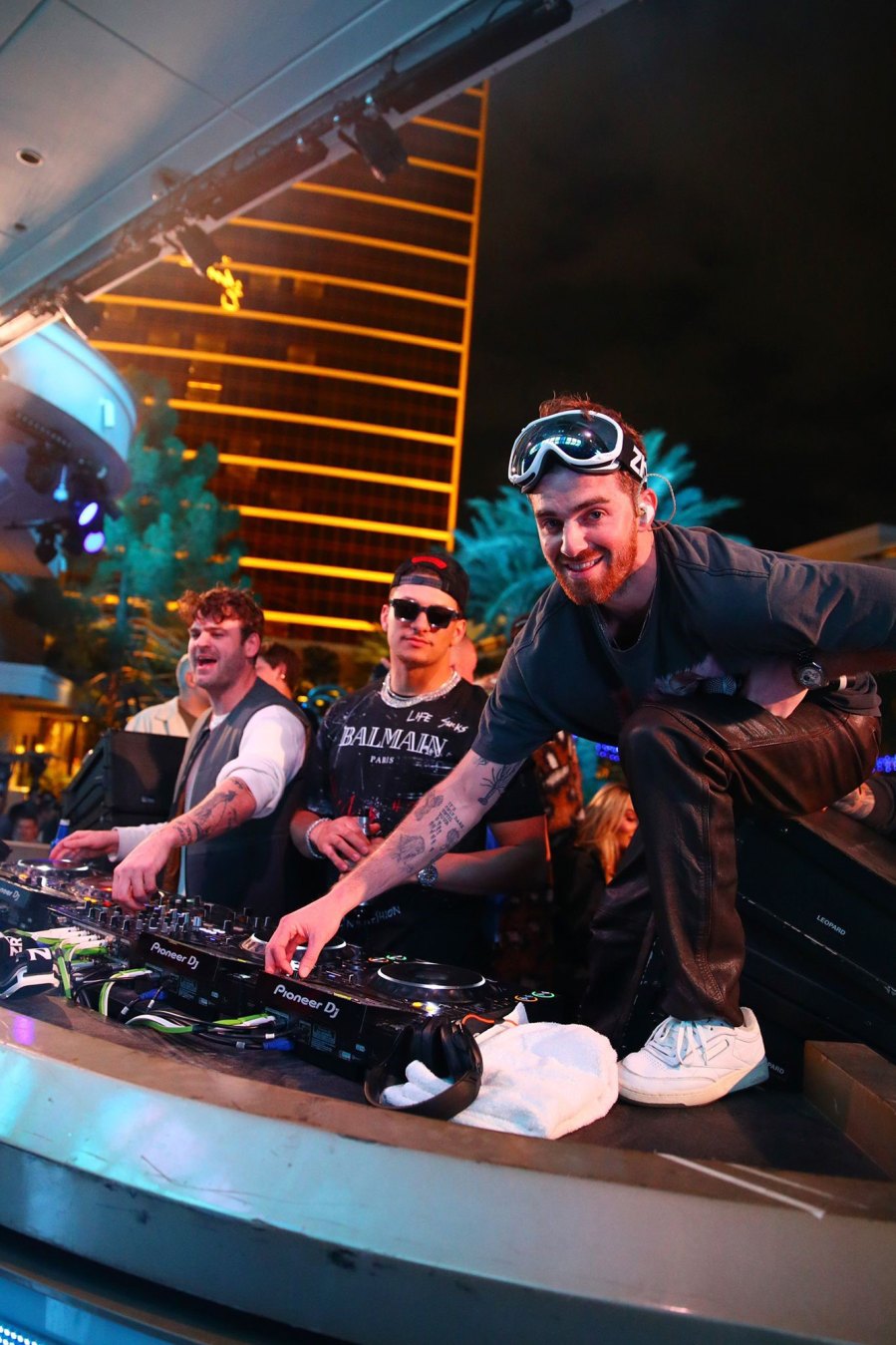 Patrick Mahomes and Kansas City Chiefs Players Celebrate Super Bowl Win at XS Nightclub in Las Vegas