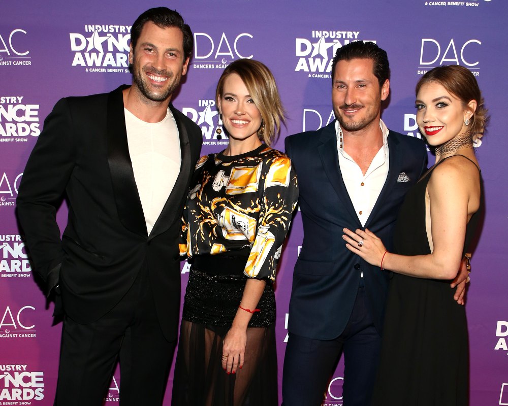 Peta Murgatroyd and Maksim Chmerkovskiy Meet Jenna Johnson and Val Chmerkovskiy’s Baby: Photos