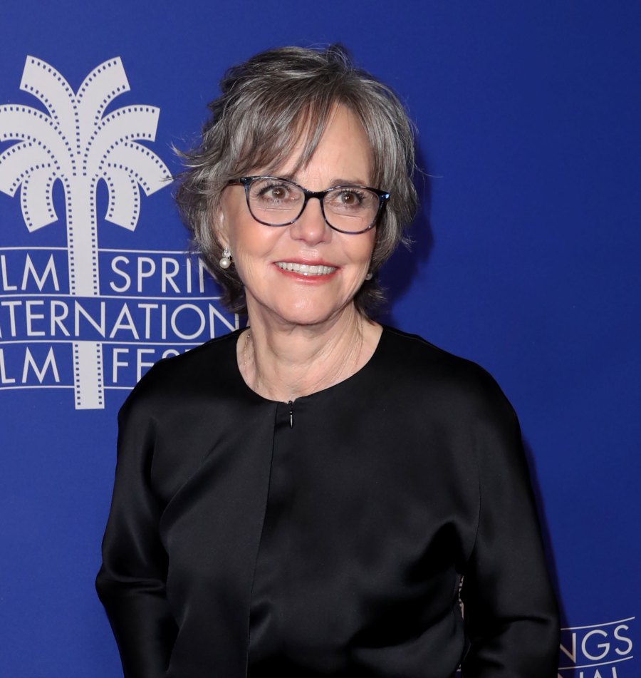 Sally Field Through the Years black shirt 2023