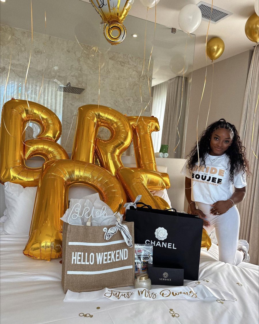 Simone Biles Celebrates at Bachelorette Party Before Jonathan Owens Wedding 11