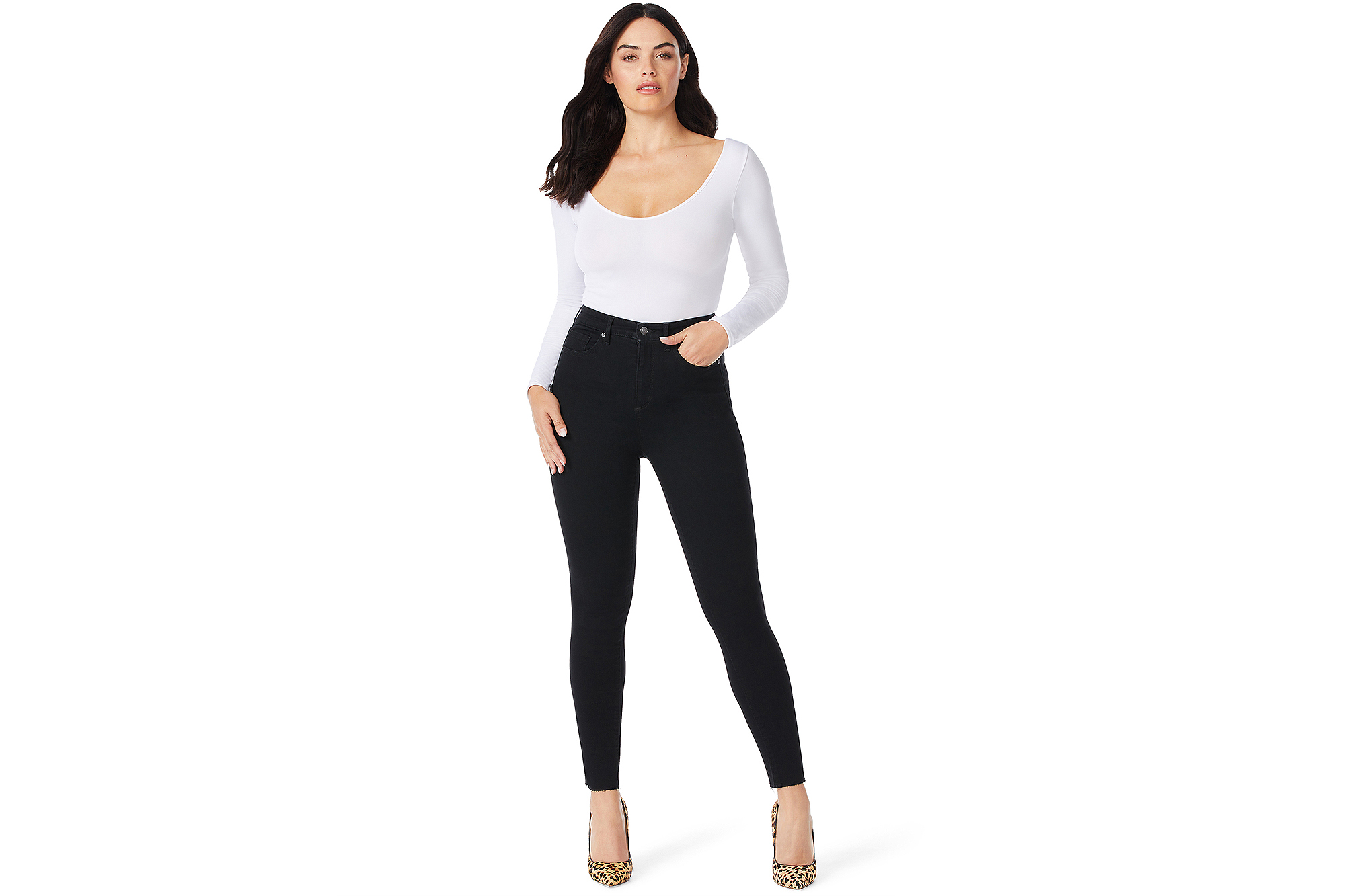 Sofia Jeans by Sofia Vergara Women's Rosa Curvy High-Rise Skinny Jeans