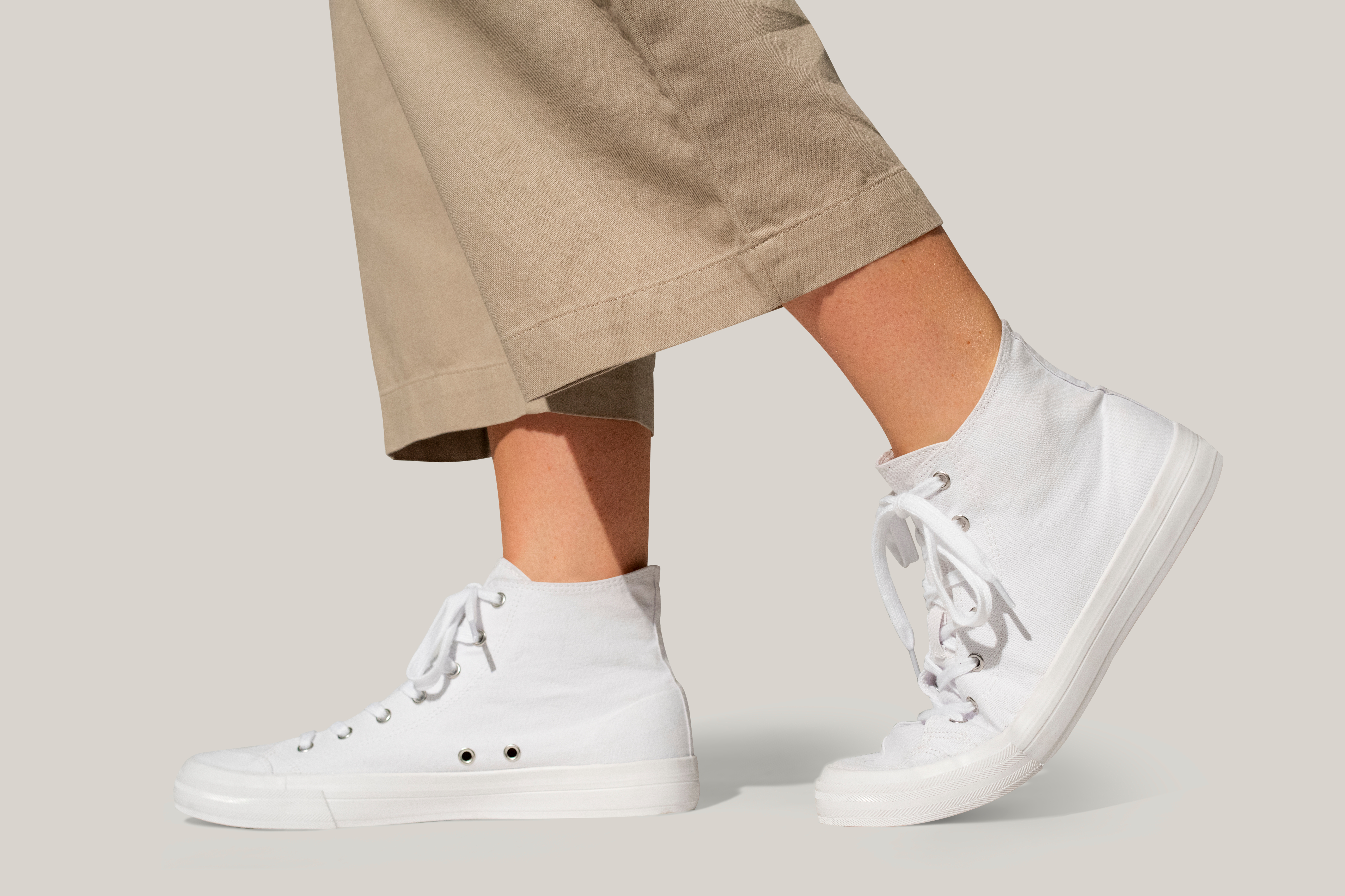 high-top sneakers
