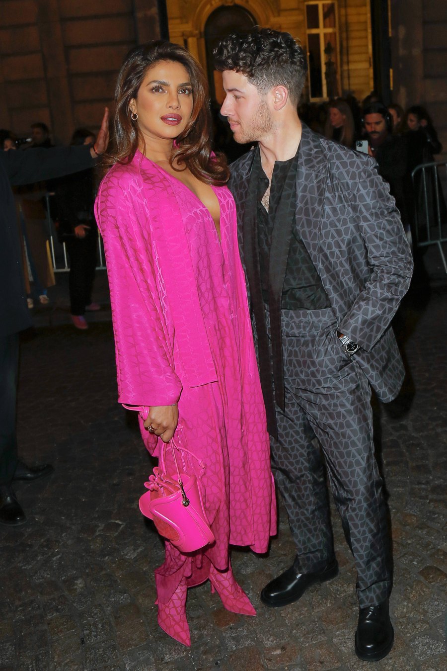 Celebs at PFW gallery - 227 Priyanka Chopra and Nick Jonas Valentino show, Arrivals, Autumn Winter 2023, Paris Fashion Week, France - 05 Mar 2023