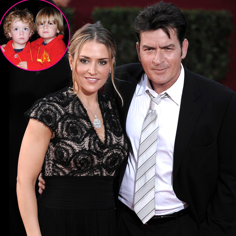 Charlie Sheen and Brooke Mueller's Rare Photos of Twin Sons Bob and Max