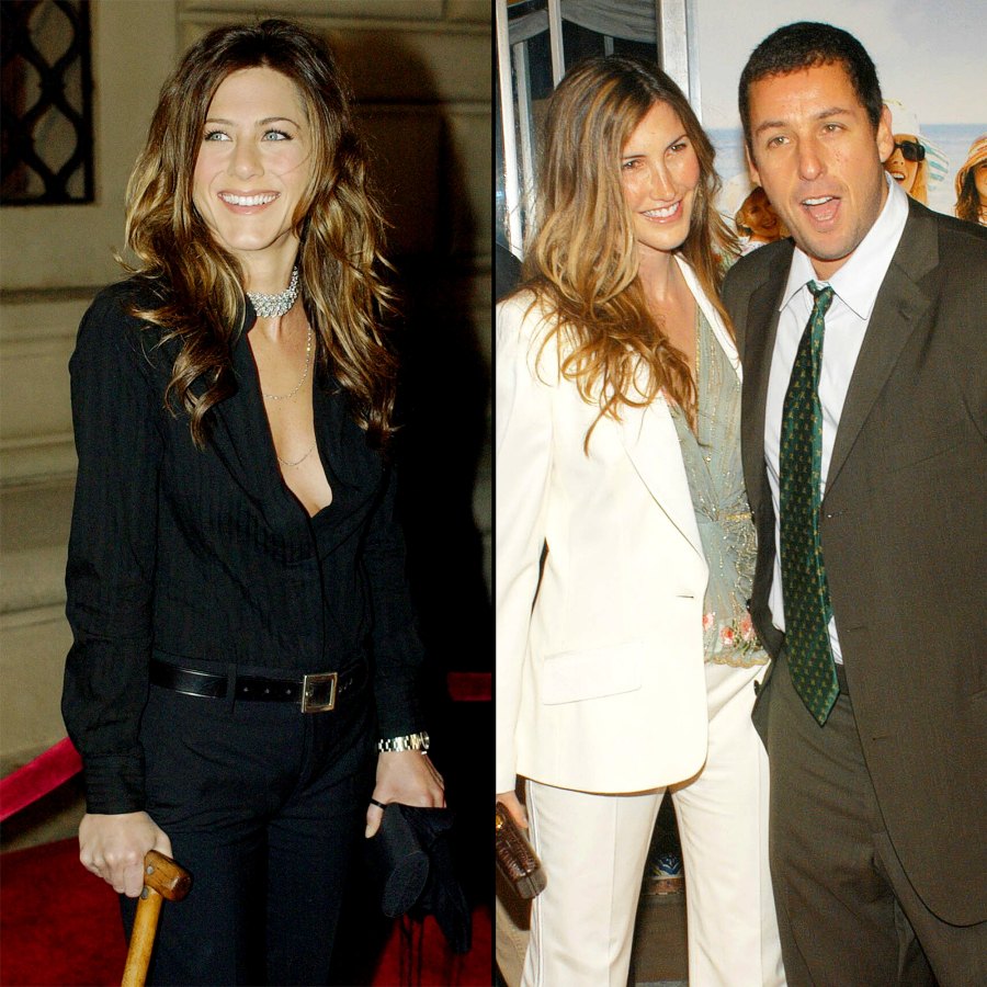 Jennifer Aniston and Adam Sandler's Friendship Through the Years   - 085