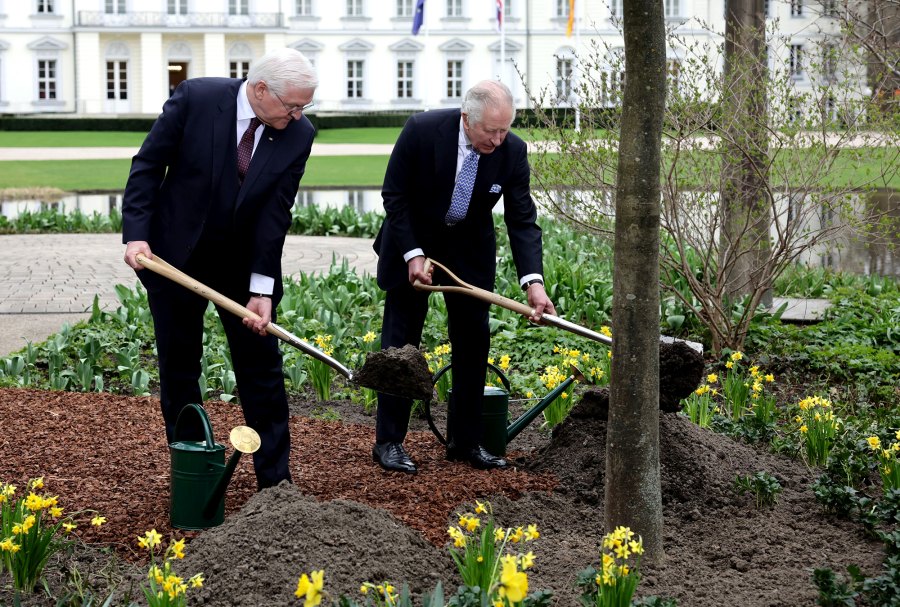 King Charles III attends Sustainability Reception at Bellevue Palace