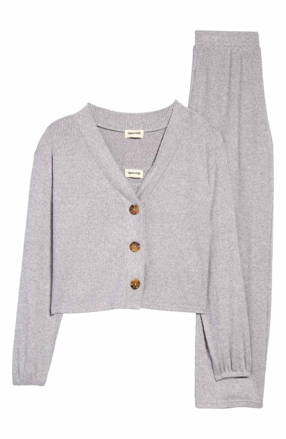 Open Edit 3-Piece So Soft Rib Lounge Set