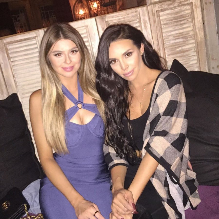 ‘Vanderpump Rules’ Costars Scheana Shay and Raquel Leviss’ Ups and Downs purple dress