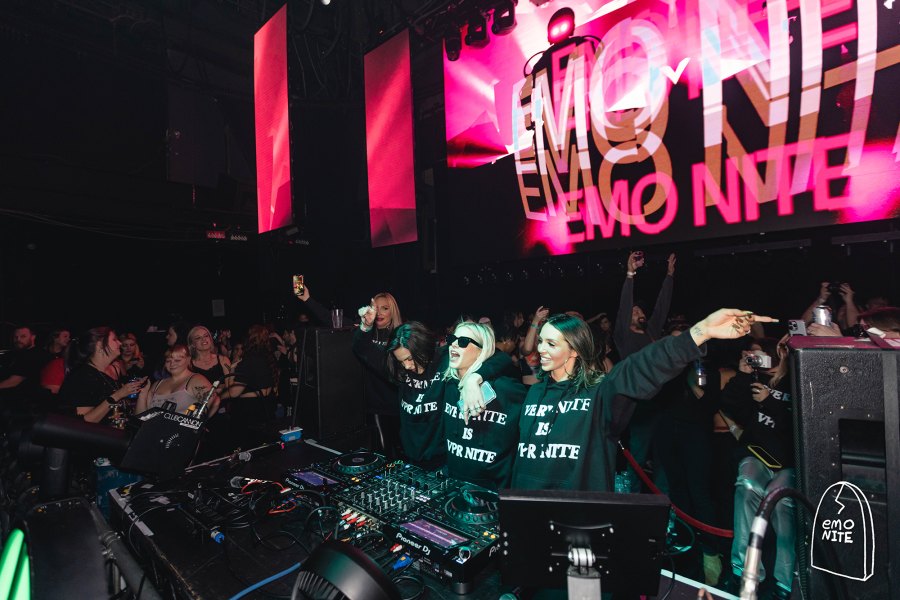 Ariana Madix Parties With Katie Maloney and Scheana Shay at Emo Nite: ‘New Favorite Girl Group’